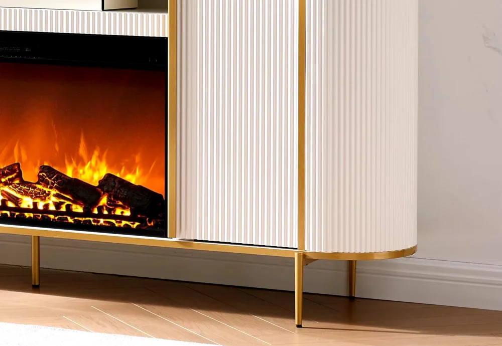 realistic electric log fireplace insert