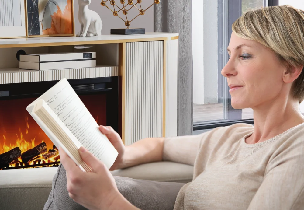 electric fireplace with remote control