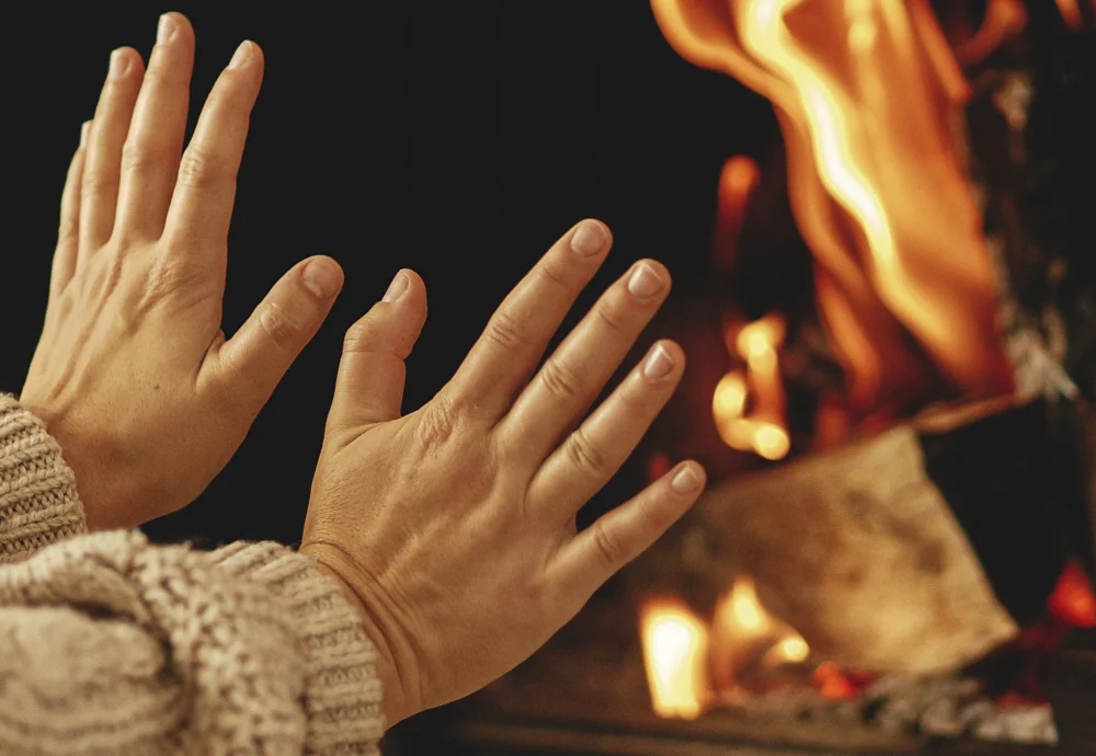 electric fireplace with remote control