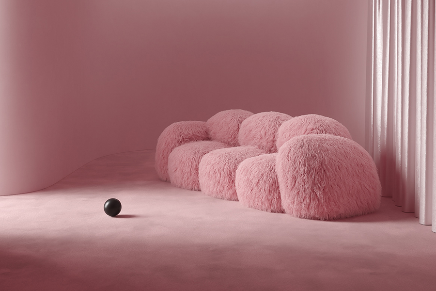 childrens pink sofa